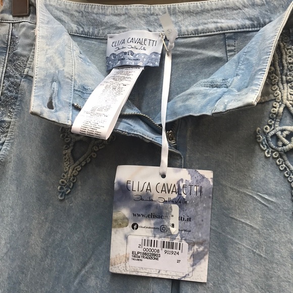 ELISA CAVALETTI TROUSERS TRADIZIONE,NWT - Picture 8 of 8